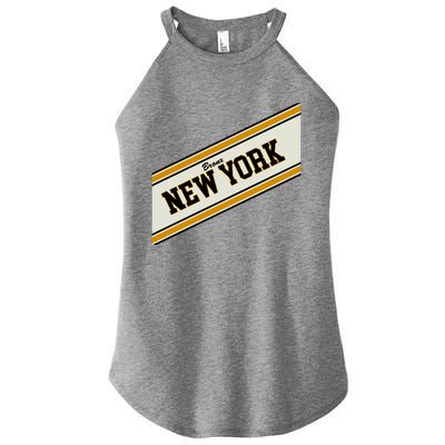 Bronx New York Varsity Logo Women’s Perfect Tri Rocker Tank