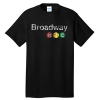 Broadway New York Nyc Worn Design Tall T-Shirt