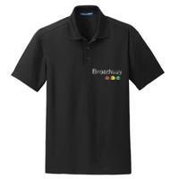 Broadway New York Nyc Worn Design Dry Zone Grid Polo