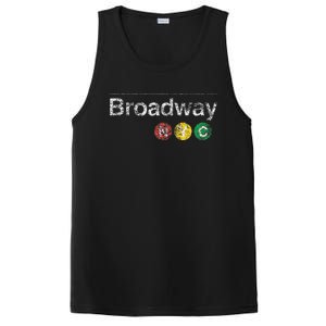 Broadway New York Nyc Worn Design PosiCharge Competitor Tank