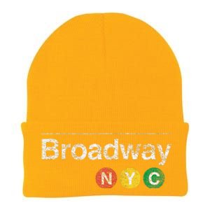 BROADWAY New York NYC Worn Design  Knit Cap Winter Beanie