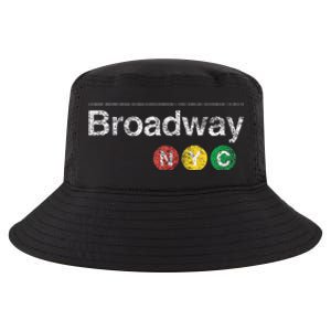 BROADWAY New York NYC Worn Design  Cool Comfort Performance Bucket Hat