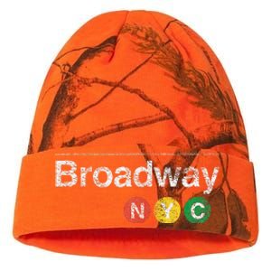 BROADWAY New York NYC Worn Design  Kati Licensed 12" Camo Beanie