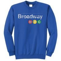 BROADWAY New York NYC Worn Design  Sweatshirt