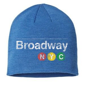 BROADWAY New York NYC Worn Design  Sustainable Beanie