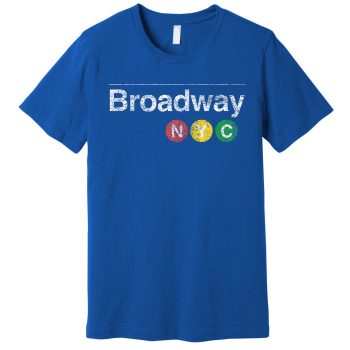 BROADWAY New York NYC Worn Design  Premium T-Shirt