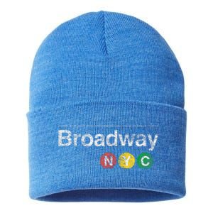 BROADWAY New York NYC Worn Design  Sustainable Knit Beanie