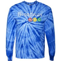 BROADWAY New York NYC Worn Design  Tie-Dye Long Sleeve Shirt