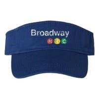 BROADWAY New York NYC Worn Design  Valucap Bio-Washed Visor