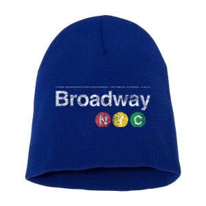 BROADWAY New York NYC Worn Design  Short Acrylic Beanie