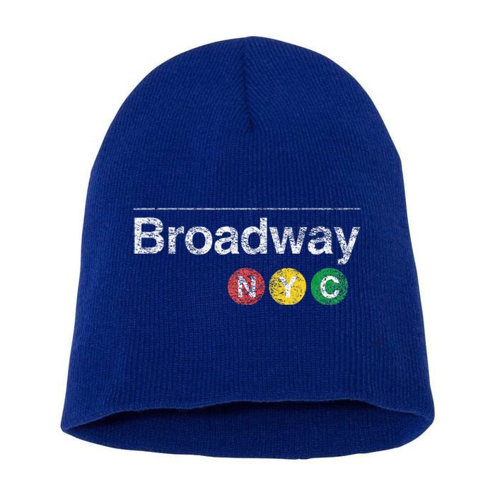 BROADWAY New York NYC Worn Design  Short Acrylic Beanie