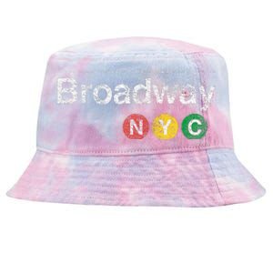 BROADWAY New York NYC Worn Design  Tie-Dyed Bucket Hat