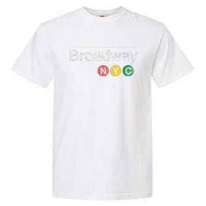 BROADWAY New York NYC Worn Design  Garment-Dyed Heavyweight T-Shirt