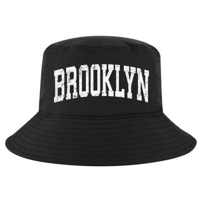 Brooklyn New York Ny Vintage Athletic Sports Cool Comfort Performance Bucket Hat