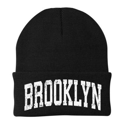 Brooklyn New York Ny Vintage Athletic Sports Beanie