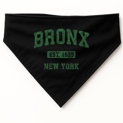 Bronx New York Ny Vintage Athletic Sports Design Gift USA-Made Doggie Bandana
