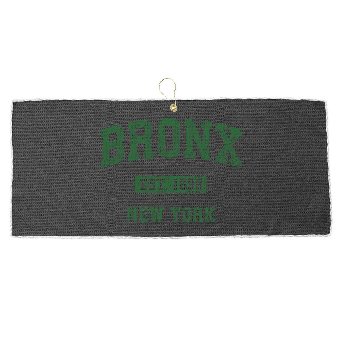 Bronx New York Ny Vintage Athletic Sports Design Gift Large Microfiber Waffle Golf Towel