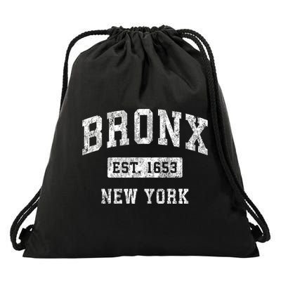 Bronx New York Ny Vintage Established Sports Design Gift Drawstring Bag