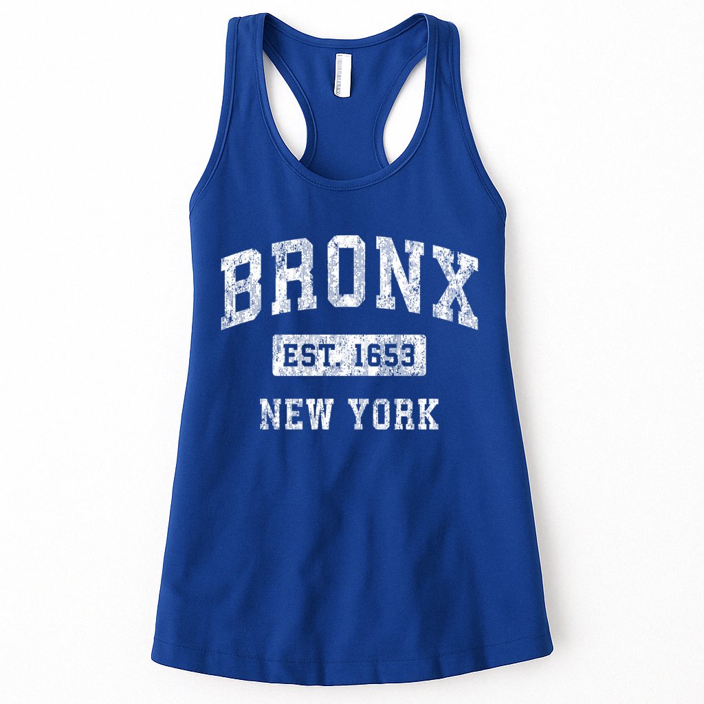Bronx New York Ny Vintage Established Sports Design Gift Womens Tank Top