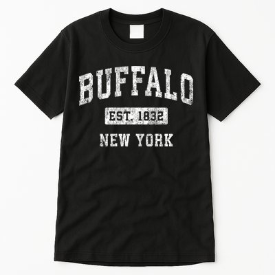Buffalo New York Ny Vintage Established Sports Design Gift Tall T-Shirt