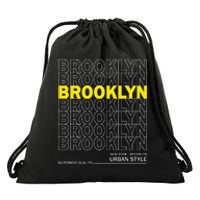 Brooklyn New York Urban Style Drawstring Bag