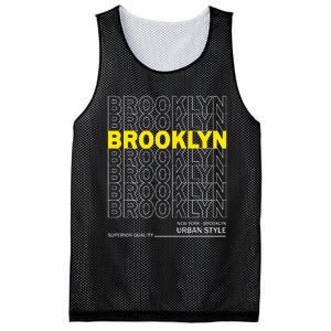 Brooklyn New York Urban Style Mesh Reversible Basketball Jersey Tank