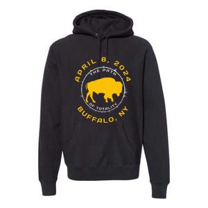 Buffalo New York Solar Eclipse April 8 2024 Totality Premium Hoodie