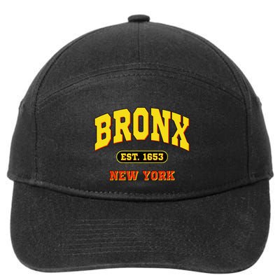 Bronx New York City Est. 1653 Classic 7-Panel Snapback Hat