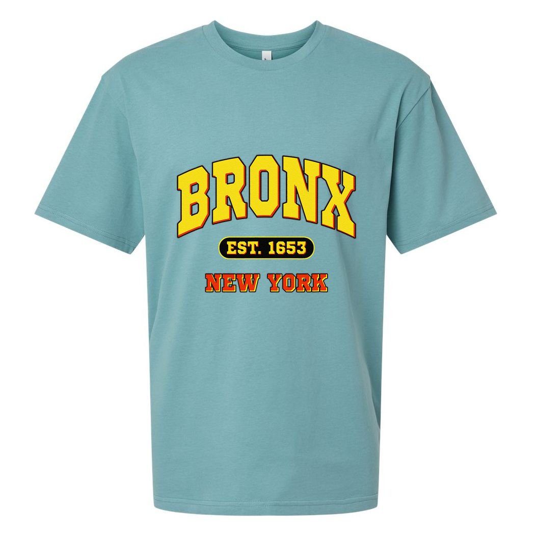 Bronx New York City Est. 1653 Classic Sueded Cloud Jersey T-Shirt