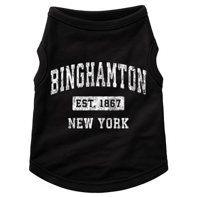 Binghamton New York Ny Vintage Established Sports Doggie Tank