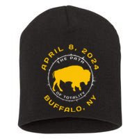 Buffalo New York Solar Eclipse April 8 2024 Totality Short Acrylic Beanie