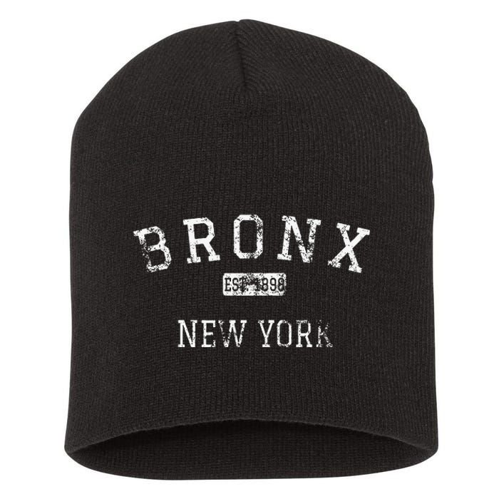 Bronx New York Ny Short Acrylic Beanie