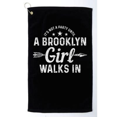 Brooklyn New York City Ny Nyc Girl Vintage Pride Golf Towel