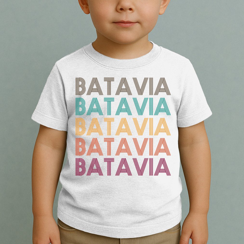 Batavia New York Retro Toddler T-Shirt
