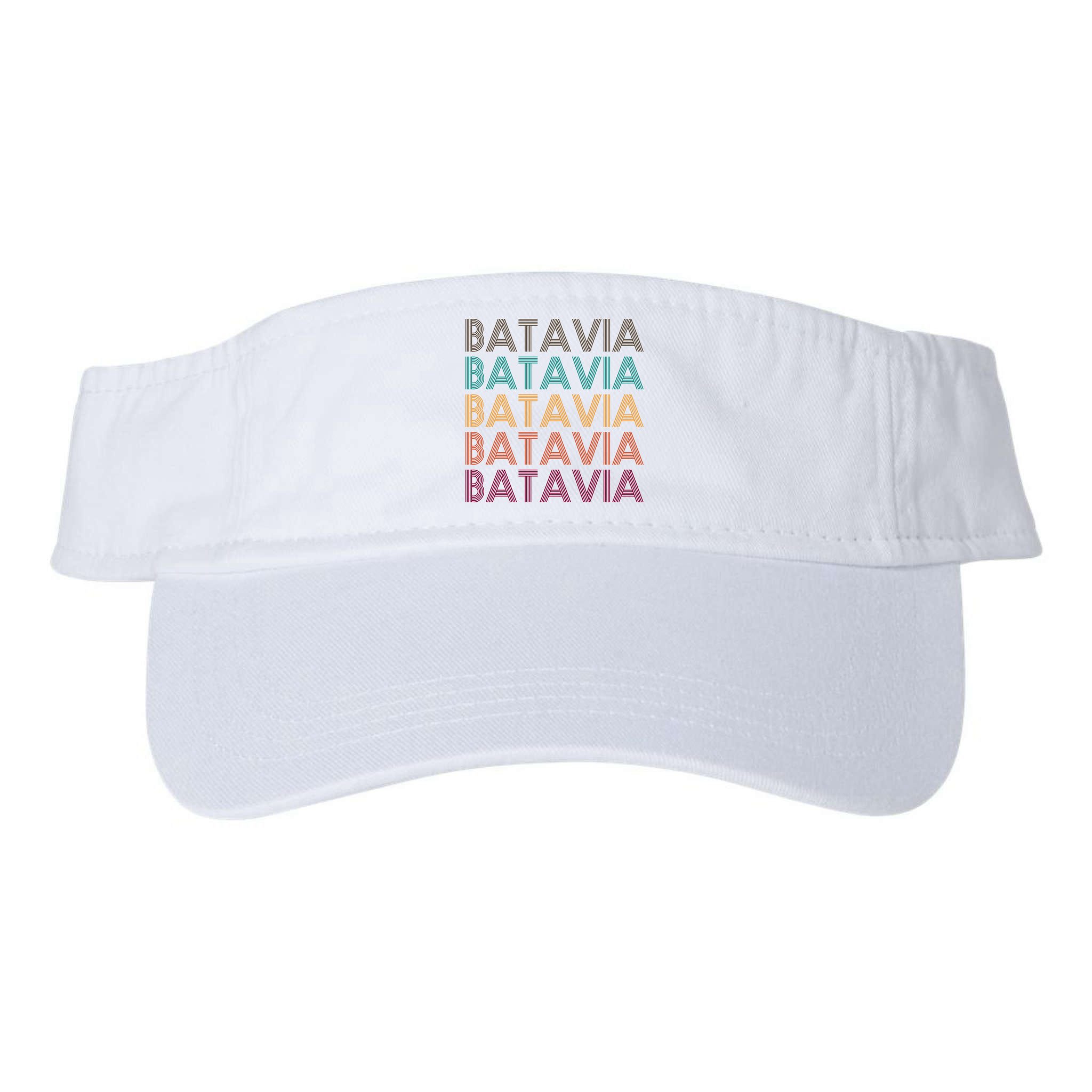 Batavia New York Retro Visor