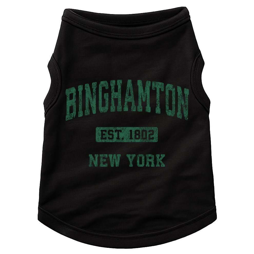 Binghamton New York Ny Vintage Athletic Sports Design Doggie Tank