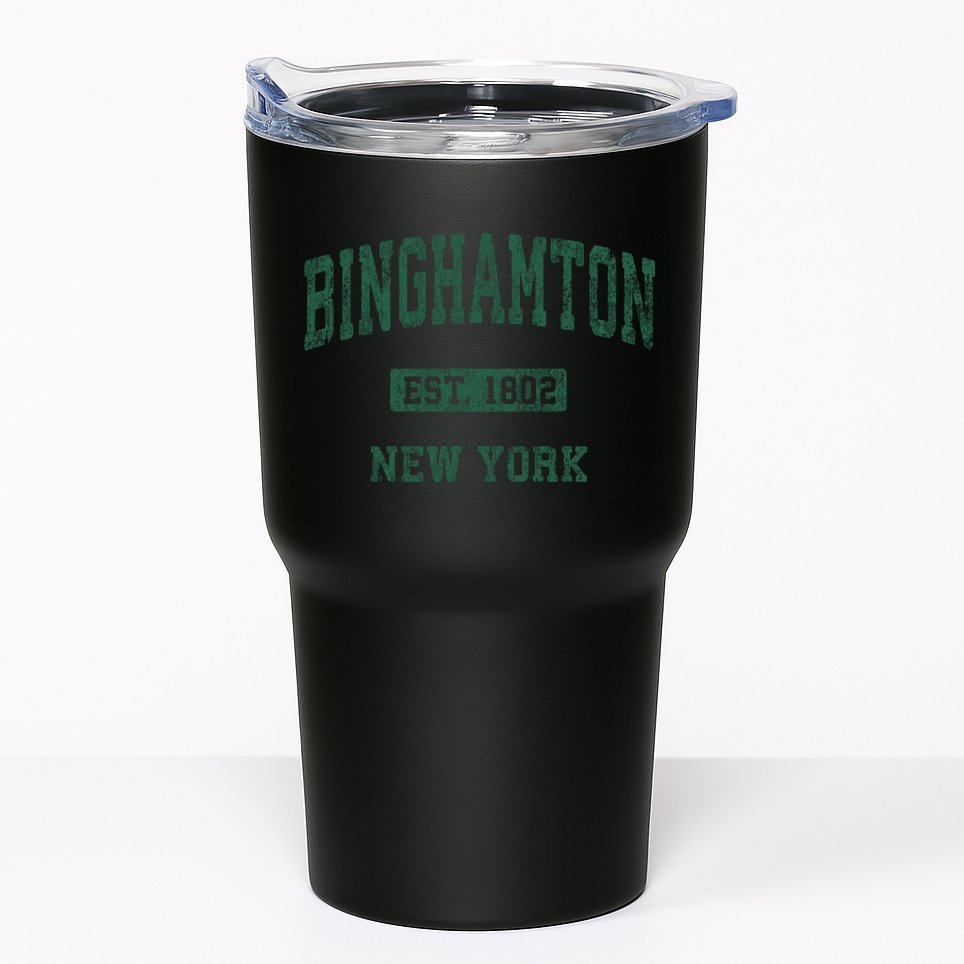 Binghamton New York Ny Vintage Athletic Sports Design Tumbler