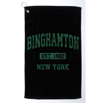 Binghamton New York Ny Vintage Athletic Sports Design Golf Towel