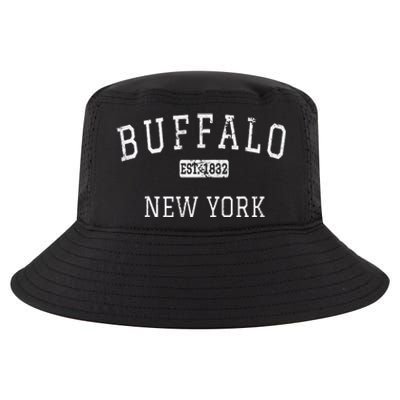 Buffalo New York Ny Vintage Cool Comfort Performance Bucket Hat