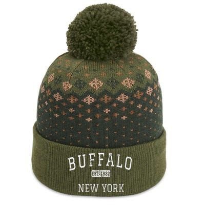 Buffalo New York Ny Vintage The Baniff Cuffed Pom Beanie