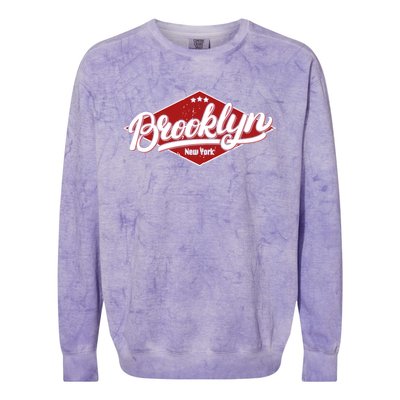 Brooklyn New York Colorblast Crewneck Sweatshirt