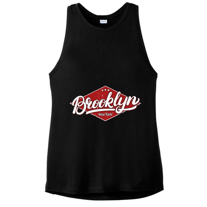 Brooklyn New York Ladies PosiCharge Tri-Blend Wicking Tank
