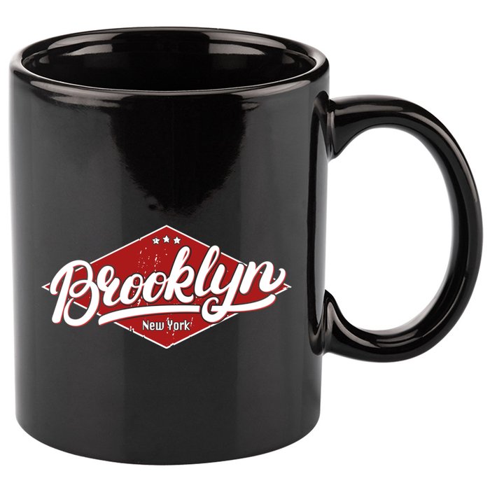 Brooklyn New York 11oz C Handle Ceramic Mug