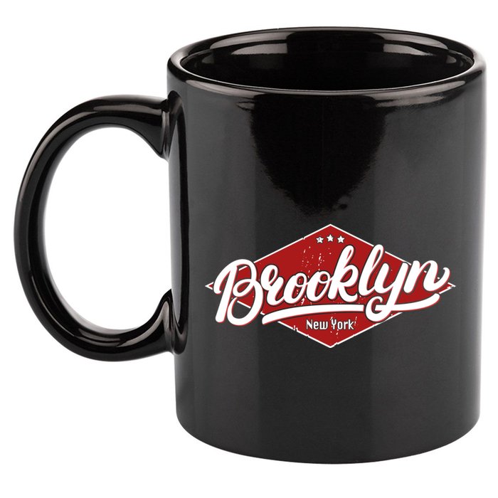 Brooklyn New York 11oz C Handle Ceramic Mug