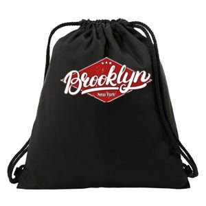 Brooklyn New York Drawstring Bag