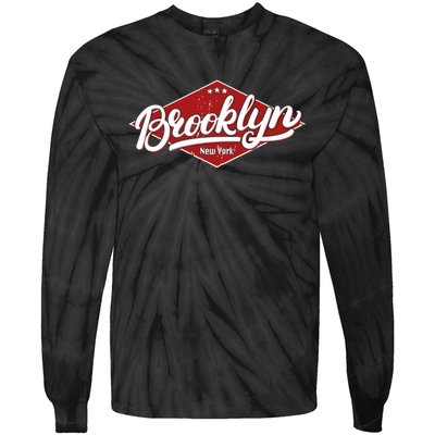 Brooklyn New York Tie-Dye Long Sleeve Shirt