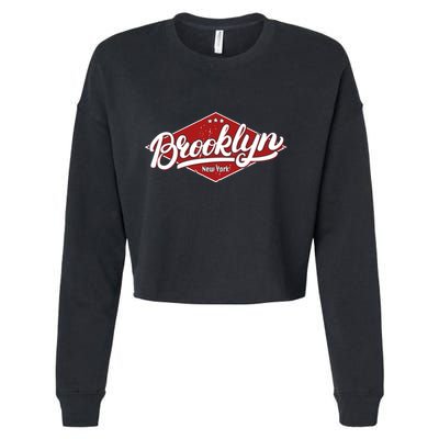 Brooklyn New York Cropped Pullover Crew