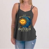 Buffalo New York 2024 Total Solar Eclipse April 8 Souvenir Women's Strappy Tank