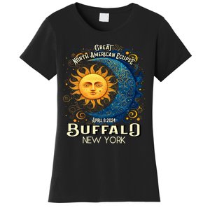 Buffalo New York 2024 Total Solar Eclipse April 8 Souvenir Women's T-Shirt