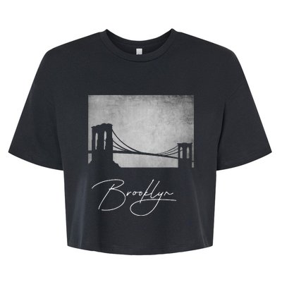 Brooklyn New York City Bella+Canvas Jersey Crop Tee